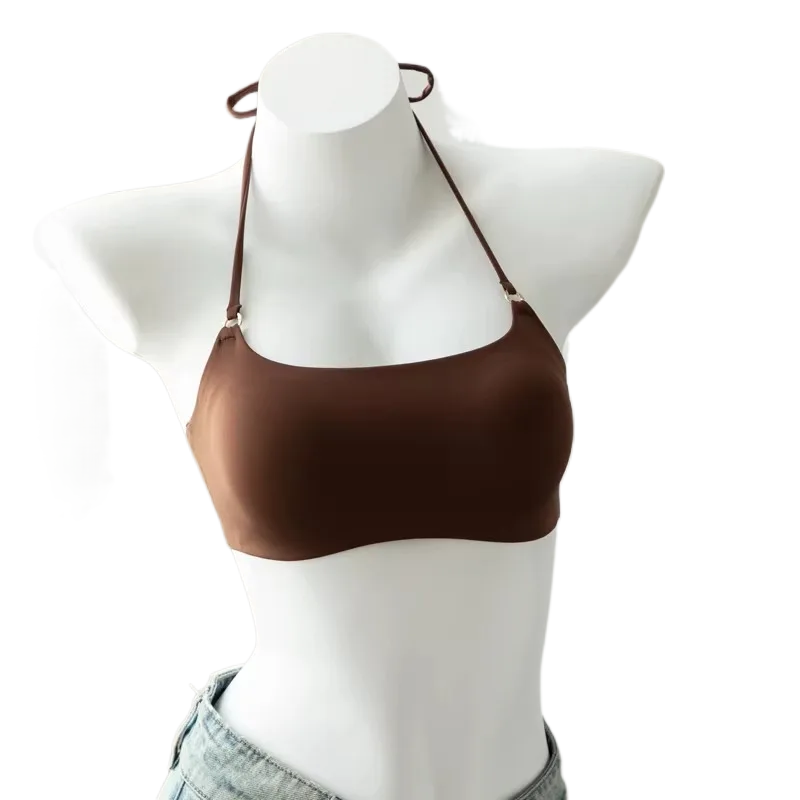 Bralette Wireless Soft - Reggiseno Halter Stile KUCLUT con Schiena