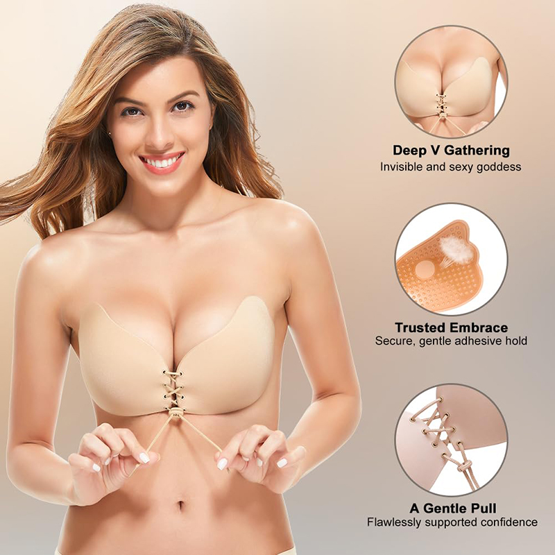 Strapless Bra Backless - 1/2 paia donne estate backless reggiseno