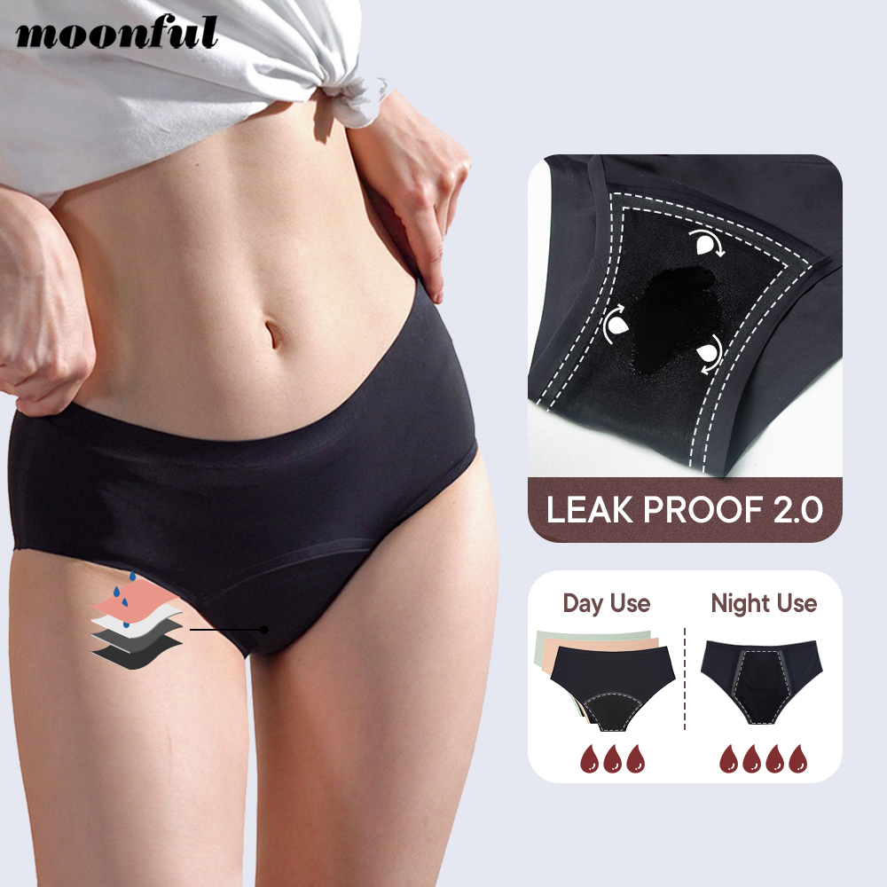 Period Panty Absorbent - Mutandine mestruali senza cuciture Donna Flusso