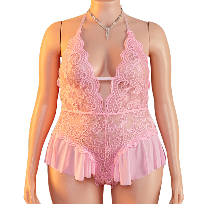 Lace Teddy Lingerie - Lingerie sexy Teddy Plus Size 1XL-4XL
