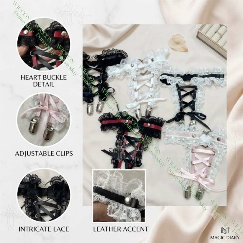 Jirai Kei Figure Ribbon Buckle - Garter Belt Set recensione e prezzo