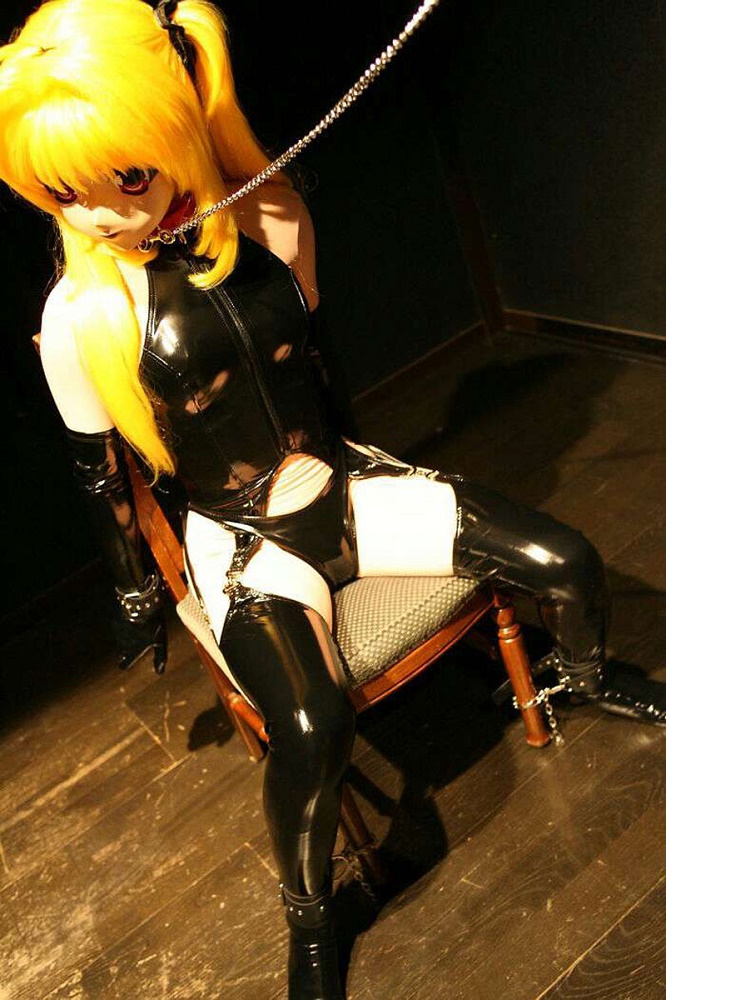 4 pz/set Wet Look PVC Catsuit  - Garter Belt Set recensione e prezzo